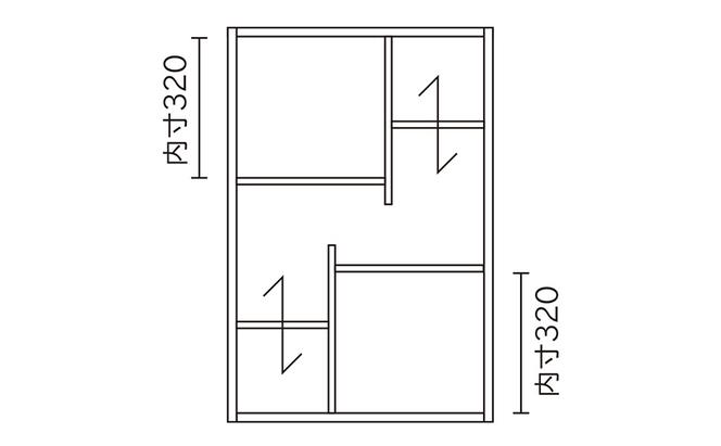 Holis 書棚  バルバーニ DD-HB600/DB 国産 家具 木製 収納 棚 勉強 書斎 絵本棚 おしゃれ デザイン 静岡 袋井市