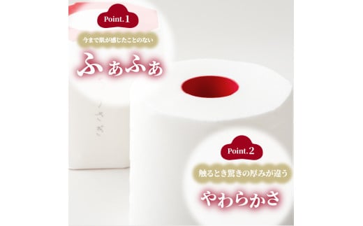 【定期便】うさぎ8ロール化粧箱入ギフト×6ケース 3か月毎 全3回 トイレットペーパー 白 赤芯 トリプル 無香料 ウサギ かわいい 可愛い おしゃれ やわらか ふわふわ 望月製紙 ギフト 贈答