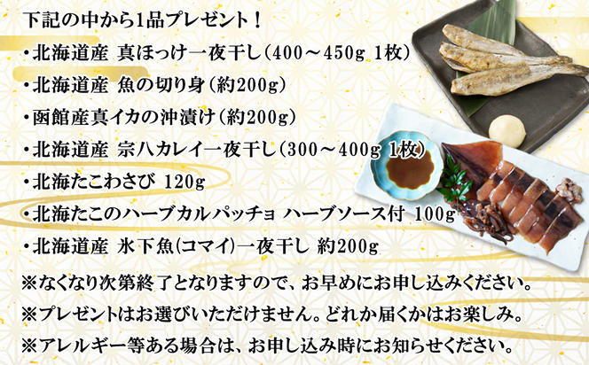 【定期便】 全4回お届け 北海道の海鮮＜おたのしみ福袋＞ 訳あり ズワイガニ入り 冷凍 5種 最大2.5～3kg