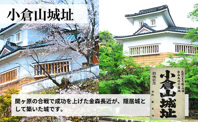 美濃手すき和紙 透かし入り 御城印「小倉山城址」