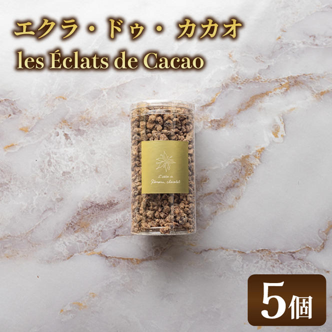 les Éclats de Cacao (5個)|チョコ チョコレート カカオ エンプレーソ アマンフロム村 ガーナ 茨城県 取手市（AH008-1）