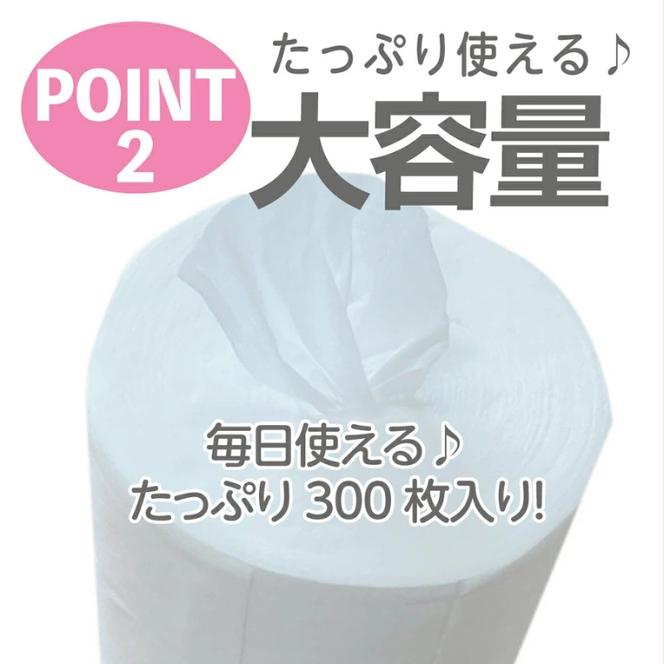 ミャオワン シャンプータオル 本体300枚入　バケツタイプ せっけんの香り(本体1個＋詰替1個)