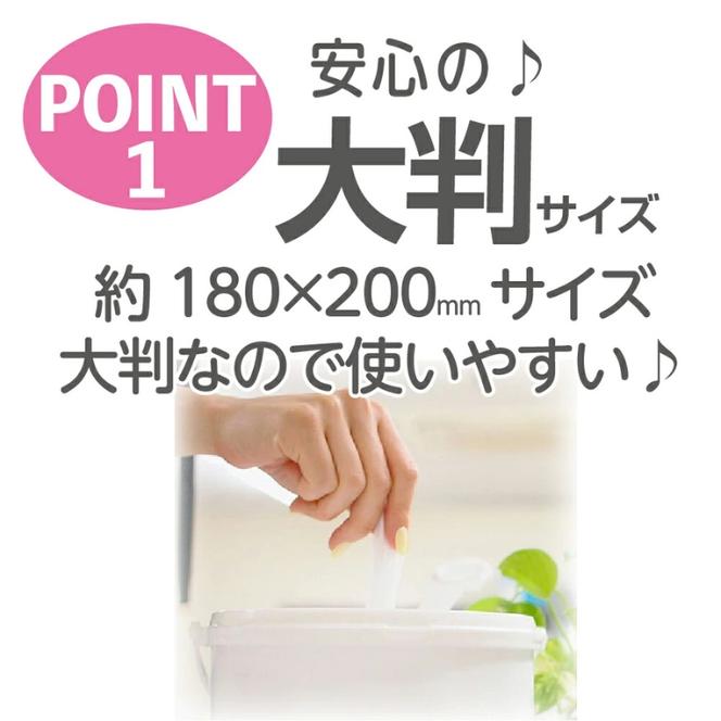 ミャオワン ボディタオル 詰替300枚入無香料(詰替用1個)