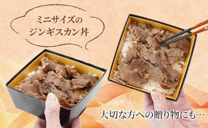 滝川市産ゆめぴりか使用 ＼ちゃっこい／ 2種のジンギスカン丼 4個セット 2箱×2種類 冷凍 小林精肉店 アイマトン 北海道 滝川市