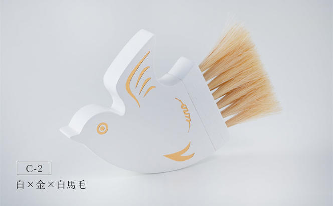 千鳥ブラシ【6種類】ブラシ 卓上ブラシ 千鳥モチーフ 赤 白 黒 馬毛 工芸品 日本製 墨田区 東京