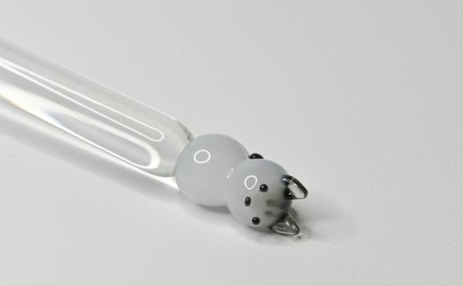clarto　ガラスペンlavie（ネコ）　筆記用具 ガラスペン 硝子ペン 手作り ガラス 硝子 かわいい インク 手紙 日記 プレゼント ギフト 墨田区 東京都