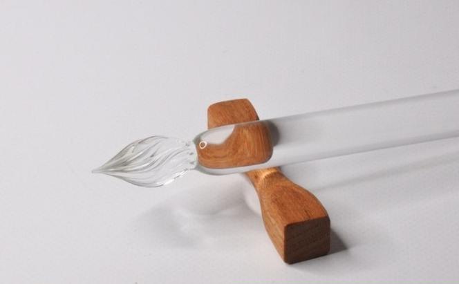 clarto　ガラスペンyururi　筆記用具 ガラスペン 硝子ペン 手作り ガラス 硝子 シンプル インク 手紙 日記 プレゼント ギフト 墨田区 東京都