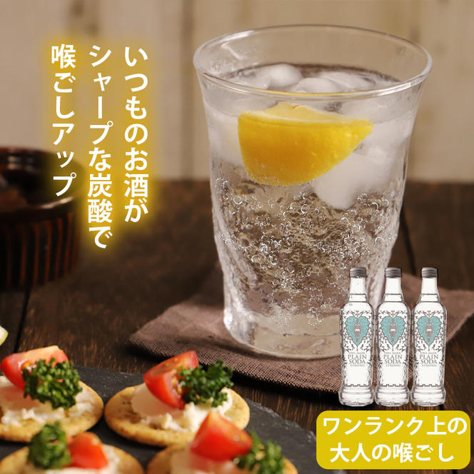 【最速10日以内発送】 炭酸水 強炭酸 瓶 275ml×24本 オシャレ