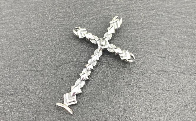 Mechanical cross pendant メカニカル クロス ペンダント ｜ シルバー シルバー925 ハンドメイド 手作り アクセサリー 十字架 モチーフ ペンダントトップ ネックレス チャーム ジュエリー アクセ ファッション 人気 シンプル ギフト プレゼント 年末年始 お中元 お歳暮 内祝い 快気祝い