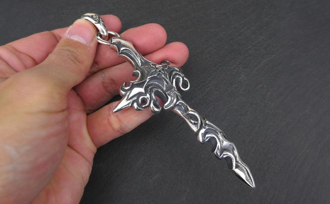 New plant sword pendant ニュープラント ソード ペンダント ｜ シルバー シルバー925 ハンドメイド 手作り アクセサリー ペンダントトップ ネックレス チャーム ジュエリー アクセ ファッション 人気 シンプル ギフト プレゼント 年末年始 お中元 お歳暮 内祝い 快気祝い