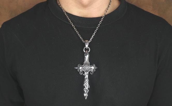 New plant sword pendant ニュープラント ソード ペンダント ｜ シルバー シルバー925 ハンドメイド 手作り アクセサリー ペンダントトップ ネックレス チャーム ジュエリー アクセ ファッション 人気 シンプル ギフト プレゼント 年末年始 お中元 お歳暮 内祝い 快気祝い