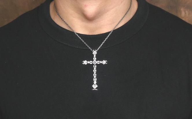 Mechanical cross pendant メカニカル クロス ペンダント ｜ シルバー シルバー925 ハンドメイド 手作り アクセサリー 十字架 モチーフ ペンダントトップ ネックレス チャーム ジュエリー アクセ ファッション 人気 シンプル ギフト プレゼント 年末年始 お中元 お歳暮 内祝い 快気祝い
