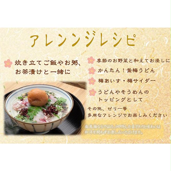 【定期便/3か月ごと/全3回】厳選紀州南高梅四種詰合せ