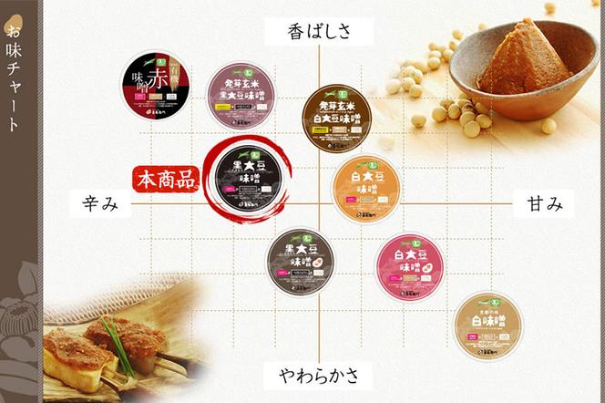 【定期便6か月】有機 黒大豆味噌 500g×6回〈定期便 みそ 味噌 無添加 有機 オーガニック 生みそ 天然醸造 発酵食品 豆味噌 大豆味噌 調味料〉 