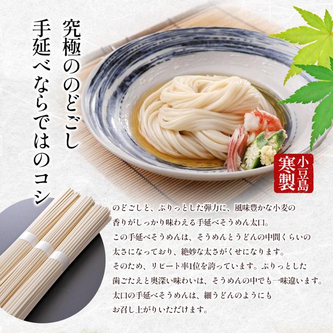 小豆島 手延べそうめん 【太口】5束入り×40箱　手延べ そうめん 素麺 麺 細うどん 箱詰め 贈り物 プレゼント お手渡し ギフト のどごし コシ 小豆島 土庄町
