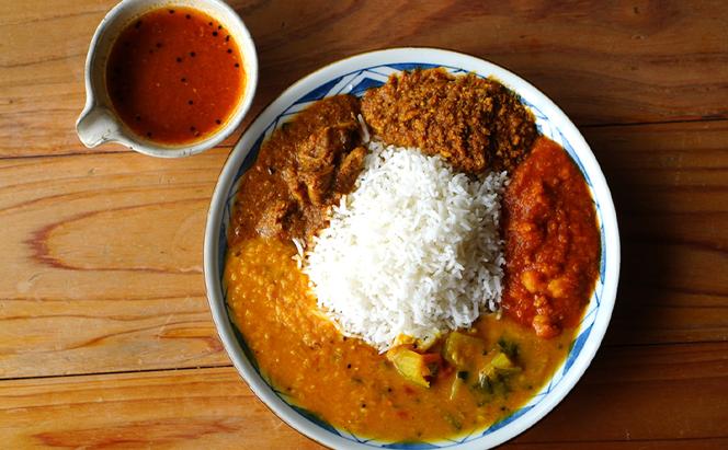 カレー 月とスパイス ミールスセット 冷凍パック カレー5種 180g×各1袋 ラッサム 150g バスマティライス  150g | オリジナルインドカレー 鹿沼市 栃木県