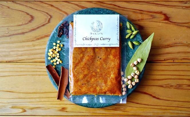 カレー 月とスパイス ひよこ豆カレー 180g×3個セット 冷凍パック | オリジナルインドカレー 鹿沼市 栃木県