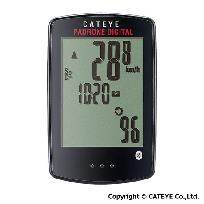 自転車用ワイヤレスサイクロコンピュータ PADRONE DIGITAL [CC-PA400B] キャットアイ 自転車 防水 後付け 岡山 赤磐市