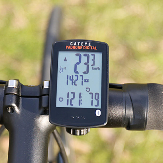 自転車用ワイヤレスサイクロコンピュータ PADRONE DIGITAL [CC-PA400B] キャットアイ 自転車 防水 後付け 岡山 赤磐市