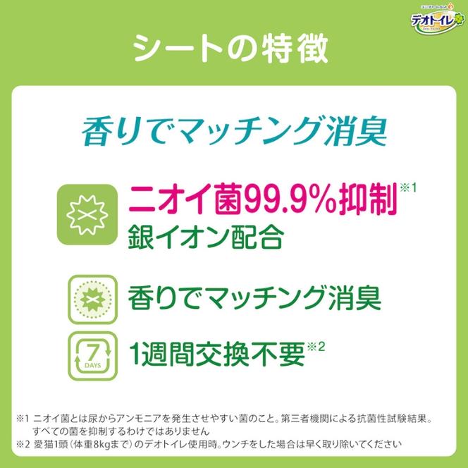 デオトイレ 複数ねこ シート ソープ 16枚×4 ペットシーツ ペットシート トイレ 猫 猫用トイレ ペット 清潔 ユニ・チャーム 愛猫用 ペット用品
