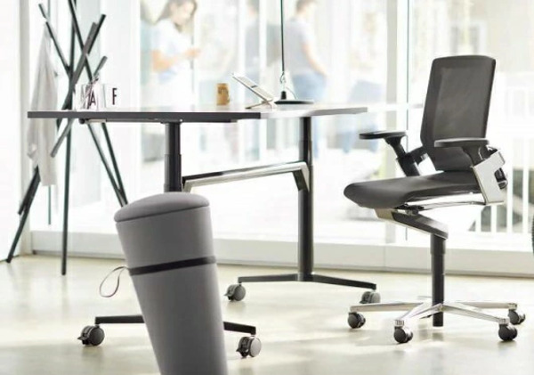 ウィルクハーンチェアー 170レンジ オン(ブラック)／ヘッドレスト・ファイバーフレックス ／在宅ワーク・テレワークにお勧めの椅子