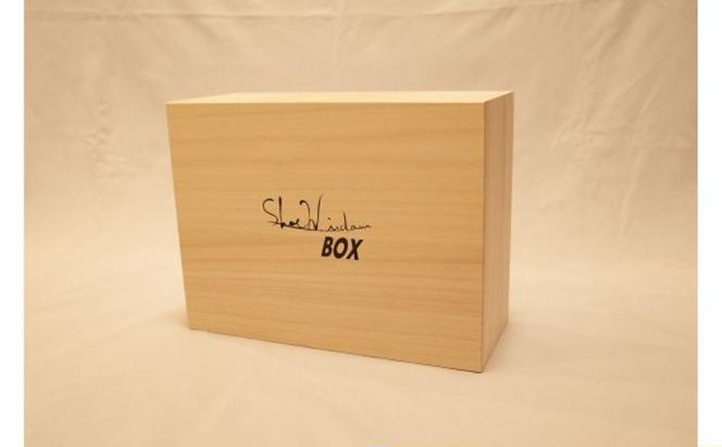 ShoewindowBOX（LOW)専用スリーブ付き　スニーカー シューズボックス シューズケース 靴 靴箱 インテリア 天然木 木製 収納 ディスプレイ