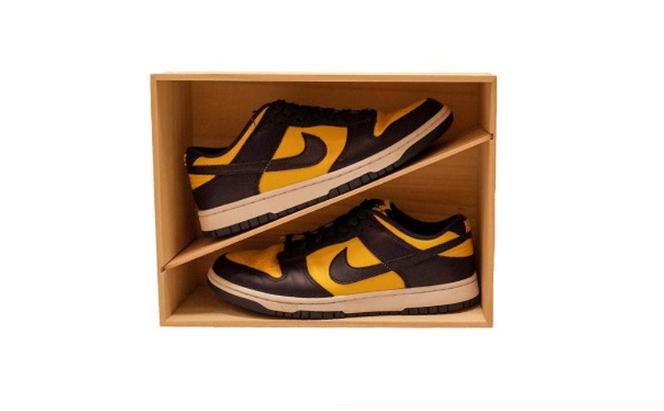 ShoewindowBOX（LOW)専用スリーブ付き　スニーカー シューズボックス シューズケース 靴 靴箱 インテリア 天然木 木製 収納 ディスプレイ