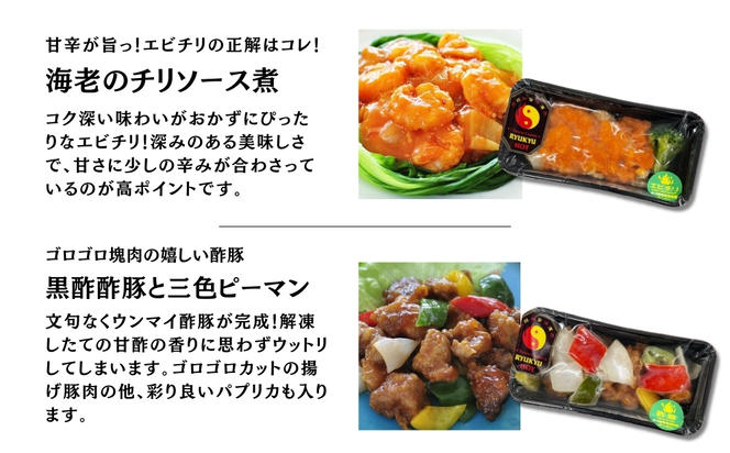 普龍通冷凍本格旨辛中華料理（琉球ホット：冷凍品）6個入り