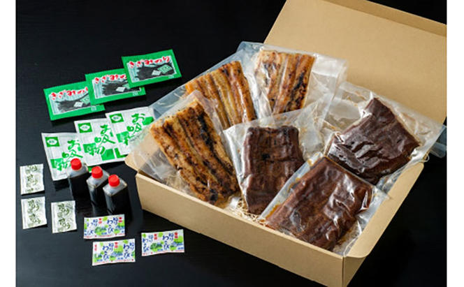 おうちでひつまぶし 3人前と 白焼き 3人前／炭火焼うなぎ 鰻 ウナギ うなぎ 国産 ひつまぶし 炭火焼 たれ ギフト 贈り物 グルメ ご褒美 簡単調理 冷凍 手作り 丑の日