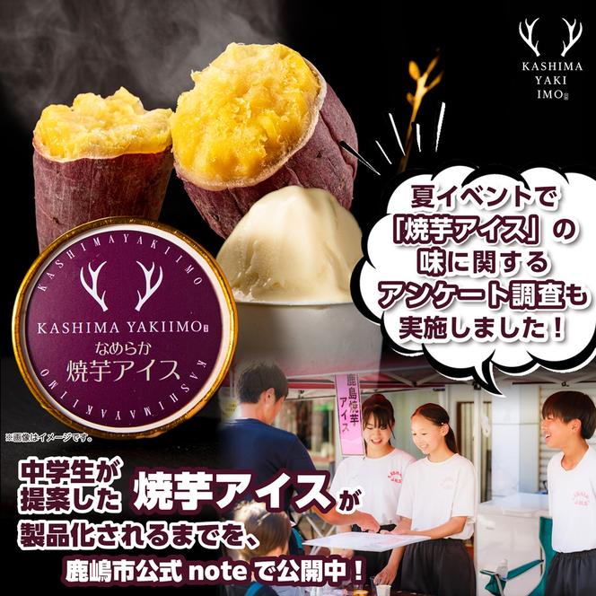 鹿島焼芋　なめらか焼芋アイス10個・ひゃっこい冷凍焼芋1kg【茨城県 鹿嶋市 アイス 焼芋 さつまいも サツマイモ スイーツ 和菓子 期間限定 人気】（KBK-37-1）