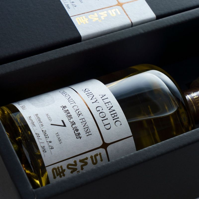 らんびき SHINY GOLD CHESTNUT CASK 500ml 焼酎 お酒