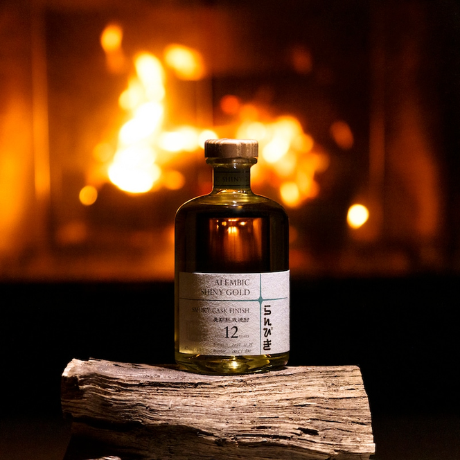 らんびき SHINY GOLD SMOKY CASK 500ml 焼酎 お酒