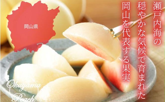 桃 2025年 先行予約 岡山 白桃 ロイヤル 4～8玉 約1.2kg JAおかやまのもも（早生種・中生種） もも モモ 岡山県産 国産 フルーツ 果物 ギフト