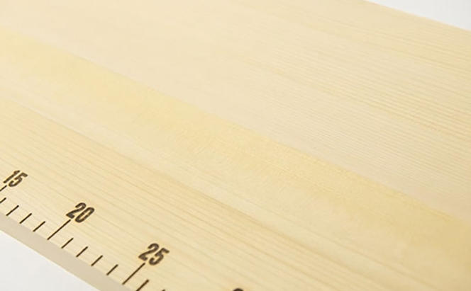 【FUCHI BITE】 スケール付き 木製まな板（青森ヒバ） 木製 青森ひば 青森ヒバ 木工品 卓上 国産 キッチン用品 キッチングッズ 調理器具 日用品 日用雑貨 アウトドア キャンプ カットボード カッティングボード
