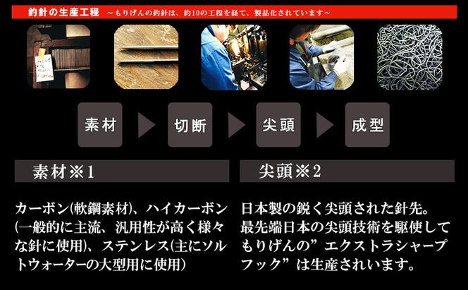 もりげん(MORIGEN)　釣針　超人グレ　8枚セット(7号/各色2枚・8号/各色2枚) ［ 釣り　釣り針　海釣り］