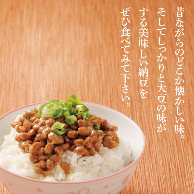 【3ヶ月定期便】水戸納豆 小粒 12個(1箱6個入り×2)｜納豆 水戸納豆 定期便 小粒 小粒納豆 茨城県 行方市(BD-3)