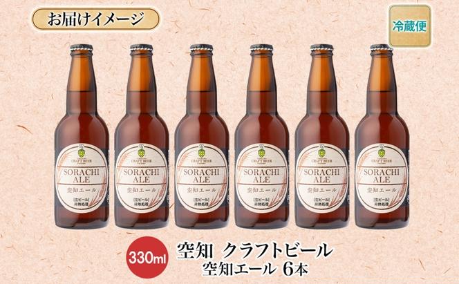 滝川クラフトビール 空知エール 6本 空知地ビール 地ビール クラフトビール バーベキュー BBQ ご当地ビール 飲み比べ 晩酌 宅飲み アウトドア キャンプ 冷蔵 送料無料 北海道 滝川市