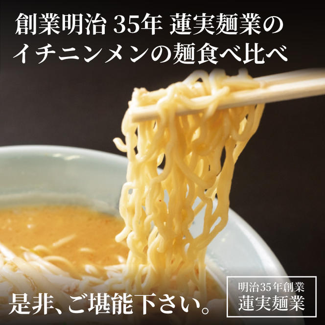 蓮実麺業のオリジナル麺食べ比べセット（細麺・中太麺・極太麺）各3袋　計9袋|茨城県大子町 みそ 味噌 醤油 鶏白湯 担々麵 食べ比べ イチニンメン 麺 セット 生ラーメン(AW019)