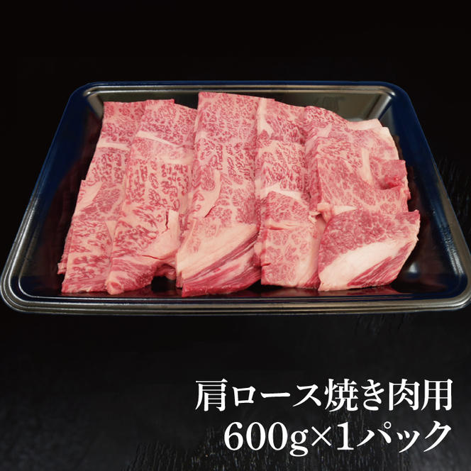 常陸牛 肩ロース 焼肉用 600g ( 茨城県共通返礼品 ) 国産 肉 焼肉 焼き肉 バーベキュー BBQ ブランド牛 ギフト 贈り物 お歳暮 お中元 お祝い 黒毛和牛 最高級ブランド 大子町（CU010）