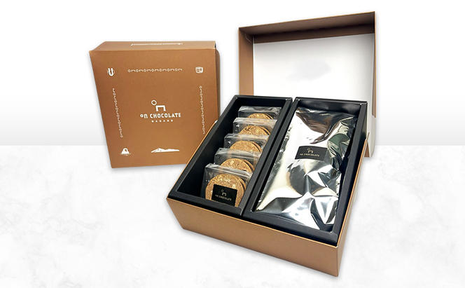 oNCHOCOサンド(5個入り)&花豆ショコラテリーヌ(1個) クッキー テリーヌ チョコレート チョコクッキー チョコ お菓子 スイーツ ギフト 贈り物