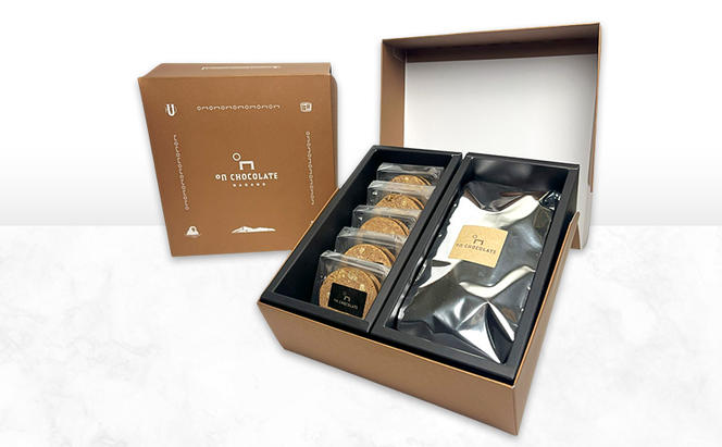 oNCHOCOサンド(5個入り)&ホワイトショコラテリーヌ(1個) クッキー テリーヌ チョコレート チョコクッキー チョコ お菓子 スイーツ ギフト 贈り物