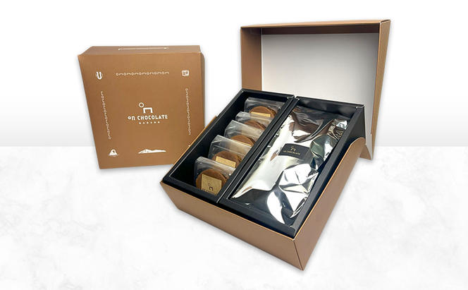 oNCHOCO 花豆テリーヌサンド(5個入り)&花豆ショコラテリーヌ(1個) テリーヌ チョコレート チョコ お菓子 スイーツ ギフト 贈り物