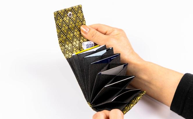 カードケース 小とキーホルダー 菊菱(ジャバラ)