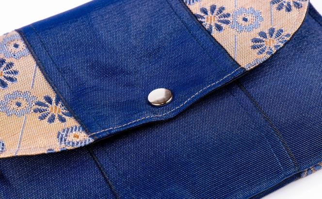 畳縁使用!! マルチケース大・小Dセット(花柄:ベージュ色)