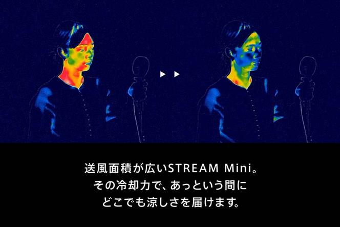 EE097_【2025年12月以降発送】cado カドー ハンディファン 扇風機 STREAM mini クールグレー