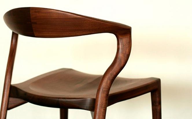 起立木工　KAMUI（カムイ）　ブラックウォールナット/オイル仕上げ 椅子