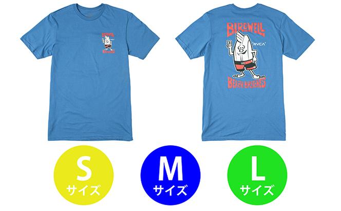 ルカ バードウェル コラボTシャツA ブルー