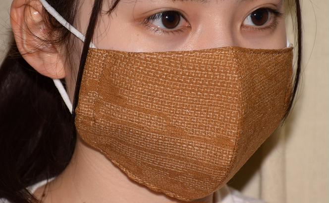 天然の抗菌作用　結城つむぎ(シルク)の手作りマスク【2枚セット】