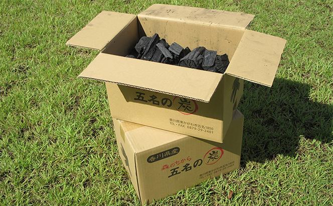 森のちから　五名の炭（黒炭　ウバメガシ）12kg（6kg×2箱）(配送不可:北海道・沖縄県・離島地域)