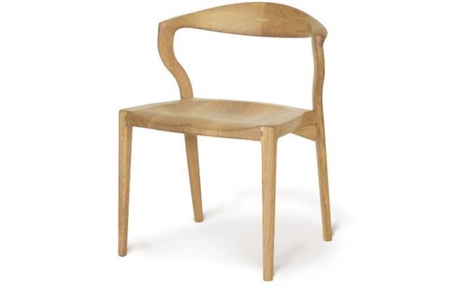 起立木工 ダイニングチェア KAMUI レッドーオーク/ウレタン塗装 椅子